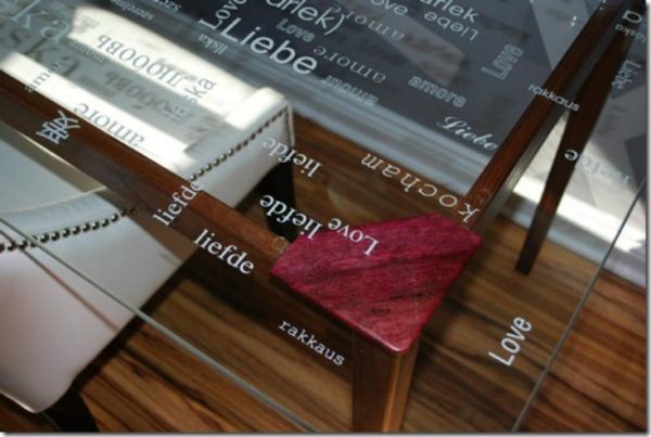 Word glass table - perfect for any office kellyelko.com