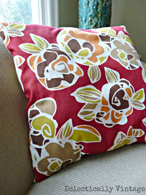 Bold red pillow kellyelko.com