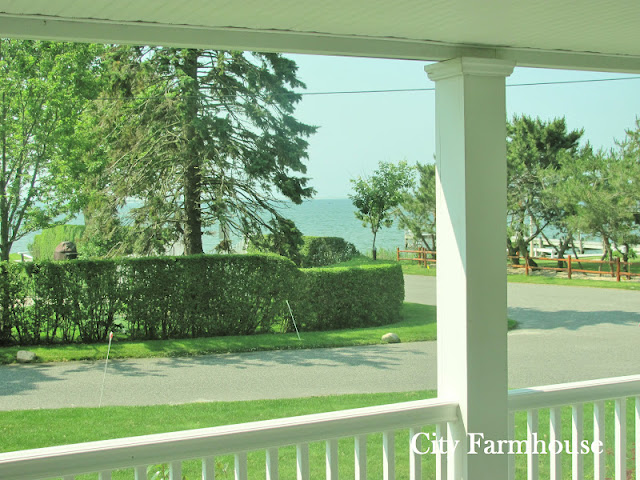 What a view from this coastal farmhouse porch kellyelko.com