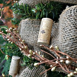 Wine Theme Christmas Tree