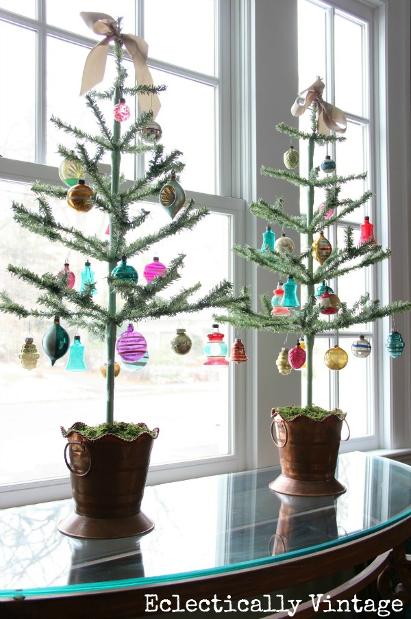 Eclectically Vintage Christmas Trees