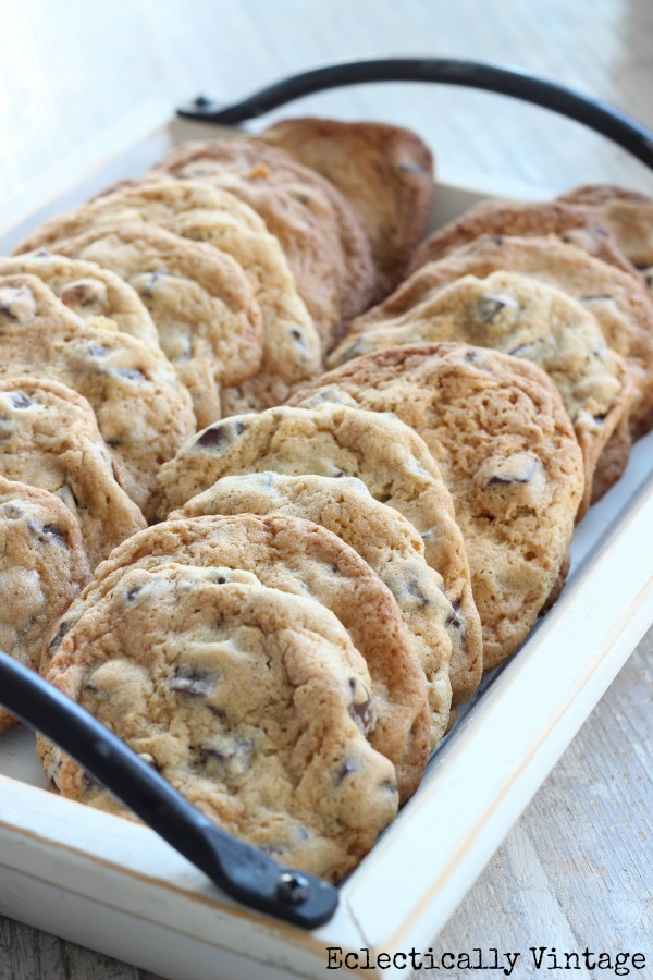 Absolute Best Chocolate Chunk Cookies - perfection!  kellyelko.com