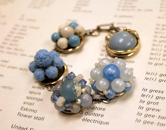 Hand Made Vintage Bracelet using vintage finds