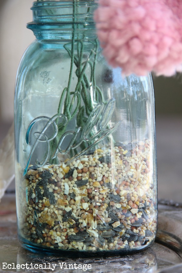 Pom Pom Flowers in Mirrored Boo Jars - Infarrantly Creative