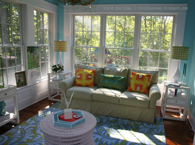 Vivid Home Tour - she knows how to use color!  