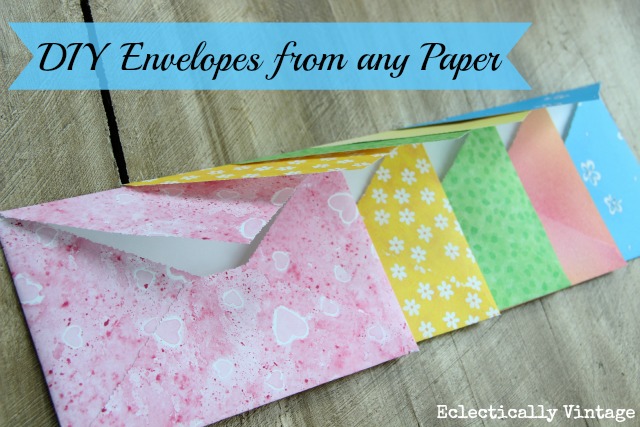 Making a deals paper envelope