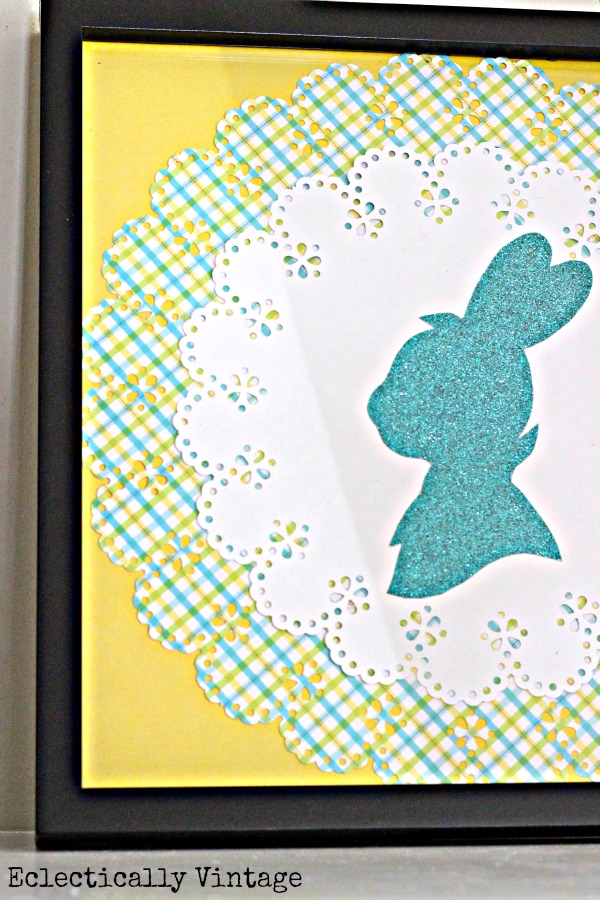 Make this cute Peter Cottontail bunny silhouette kellyelko.com