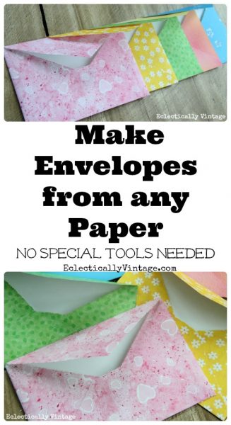 Make DIY Envelopes from any Paper