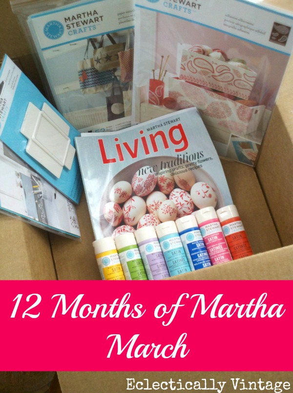 Eclectically Vintage Martha Stewart Crafts giveaway supplies stencils