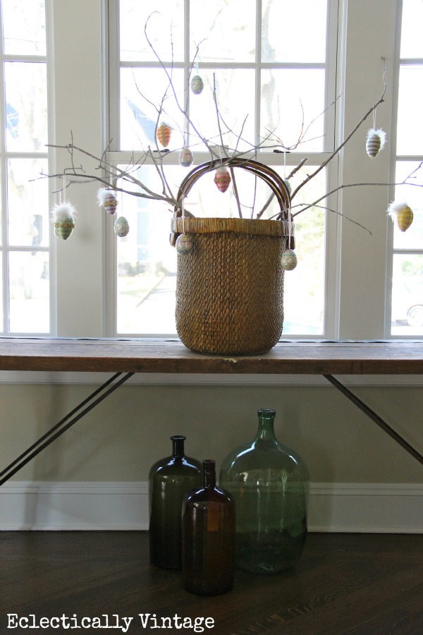 Eclectically Vintage Spring decorating 