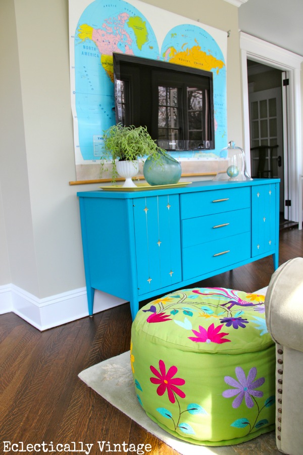 How to Choose the Perfect Paint Color - before you buy!  and an estate sale furniture transformation!  kellyelko.com