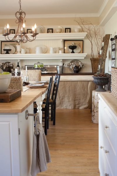 The Old Painted Cottage house tour - great dining storage