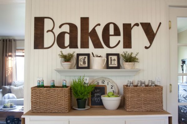 The Old Painted Cottage House Tour - love this oversized sign