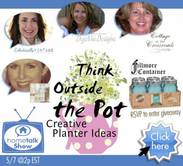 Think Outside the Pot - Creative Planter Ideas with Hometalk and kellyelko.com