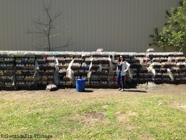 Vintage soda crates & bottles - free find!  kellyelko.com