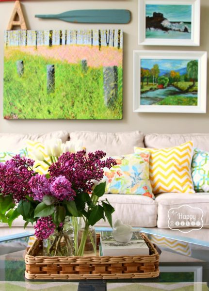 Colorful Lake House tour filled with tons of great DIY ideas!   