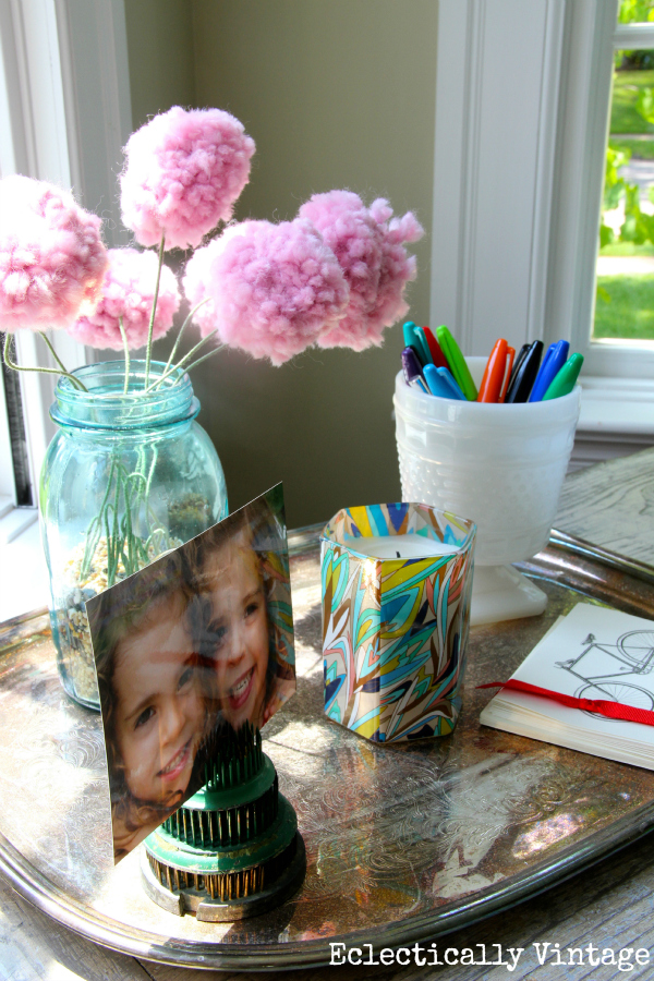 Gorgeous sunroom tour - divided into 3 zones - brilliant!  kellyelko.com