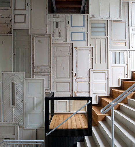 10 Exceptional Repurposed Doors - I've never seen most of these before!  kellyelko.com