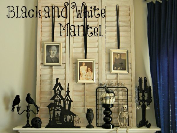 Top 10 Halloween Mantel Ideas - I love every single one!  kellyelko.com