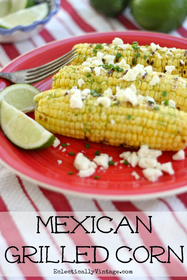 Grilled Mexican Corn on the Cob