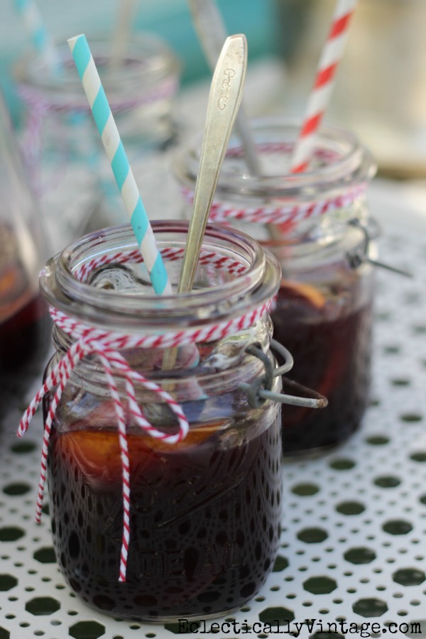 Best Ever Summer Sangria Recipe - it's pure perfection - Cheers!  kellyelko.com