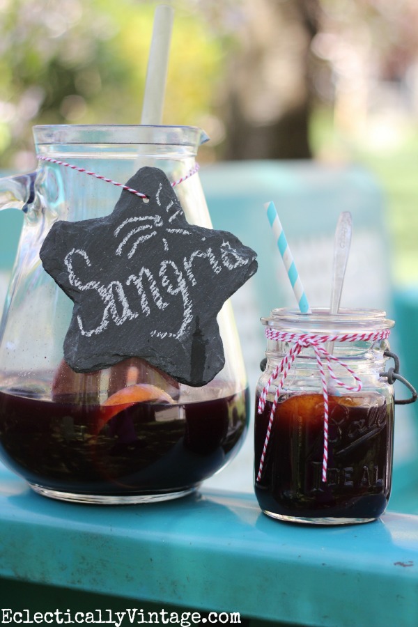 Best Ever Summer Sangria Recipe - it's pure perfection - Cheers!  kellyelko.com