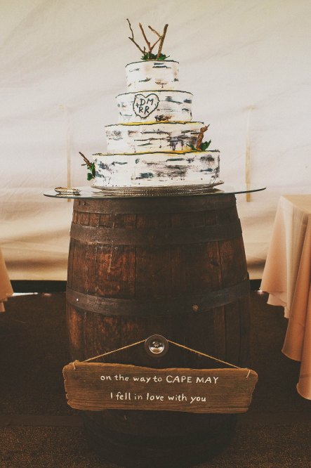 Vintage Wedding Ideas - tons of great DIY ideas for a unique wedding!  Love this birch wedding cake!