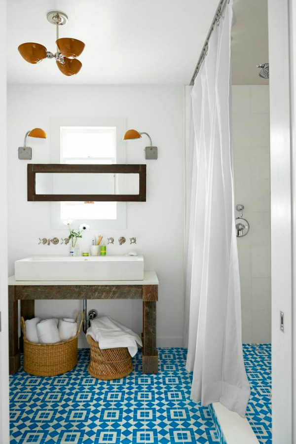 Country Living Magazine House of Year - bathroom and more designed by Emily Henderson