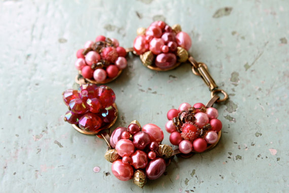 Bel Monili vintage cluster bracelet