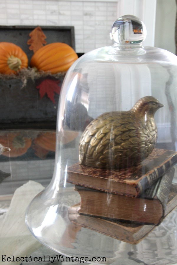 Brass is back - love the vintage quail.  kellyelko.com