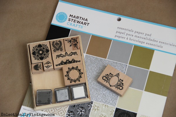 Martha Stewart Stamps & Paper Pad kellyelko.com