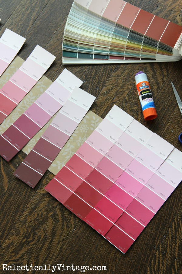 Paint Chip Crafts supply ideas - love this!  kellyelko.com