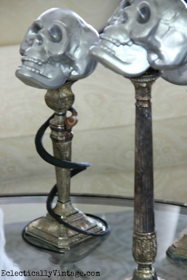 Skull candlesticks kellyelko.com