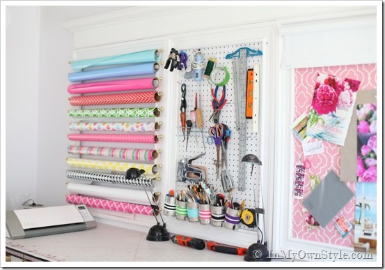 Craft room organization ideas - you must see this space!