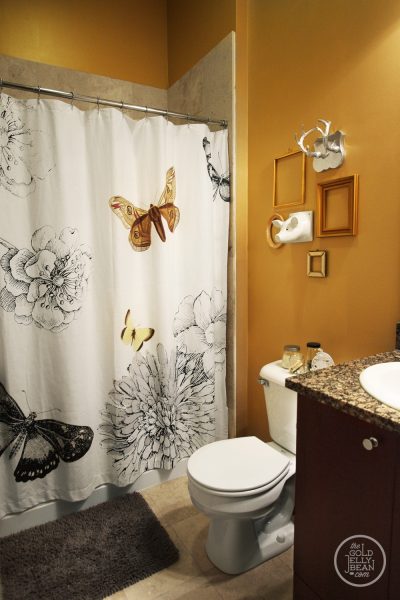 Fun bathroom - love the butterflies kellyelko.com