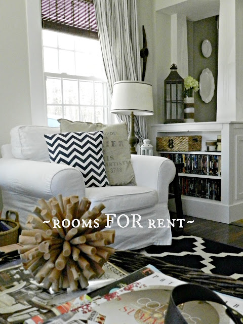 Cozy reading nook - part of this fun house tour