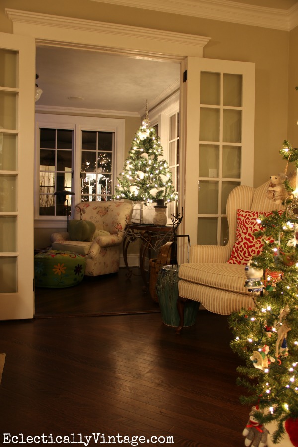Glowing Christmas Trees kellyelko.com