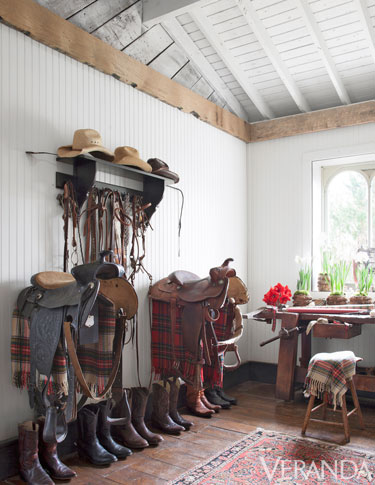 Saddle room in this stunning barn