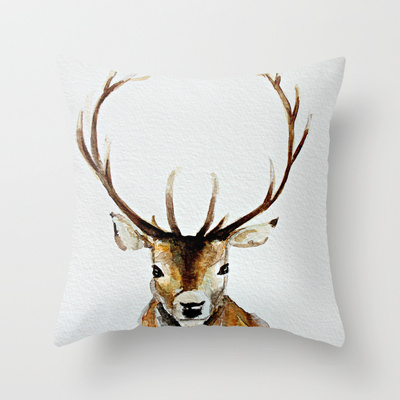 Stag pillow 