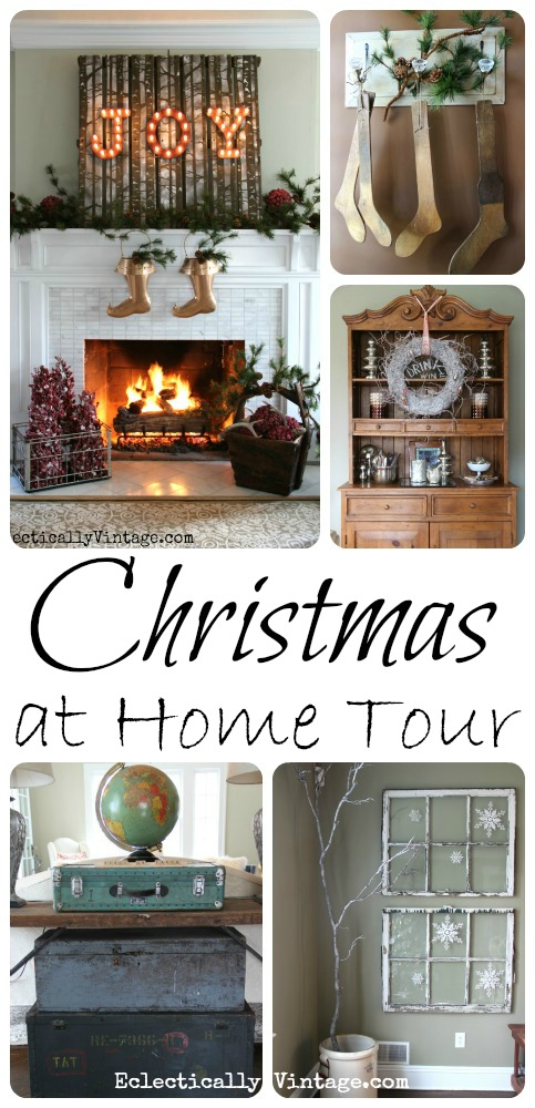 Christmas House Tour - so many creative ideas! kellyelko.com