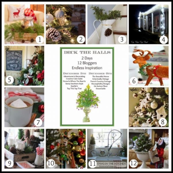 Deck The Halls - 12 Christmas Projects! kellyelko.com