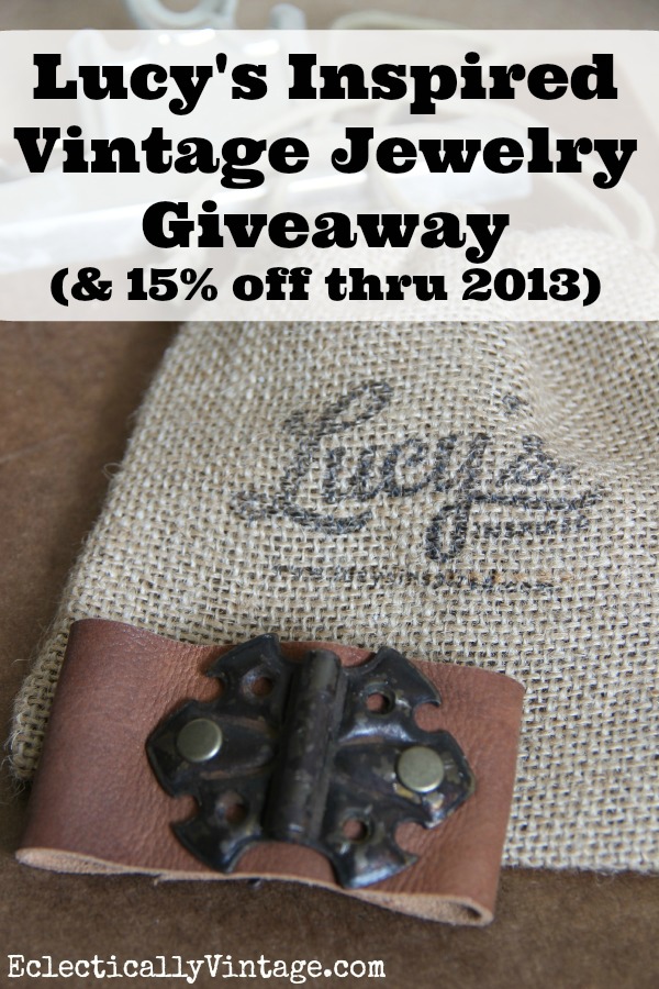 Win a one of a kind piece of vintage jewelry from Lucy's Inspired!