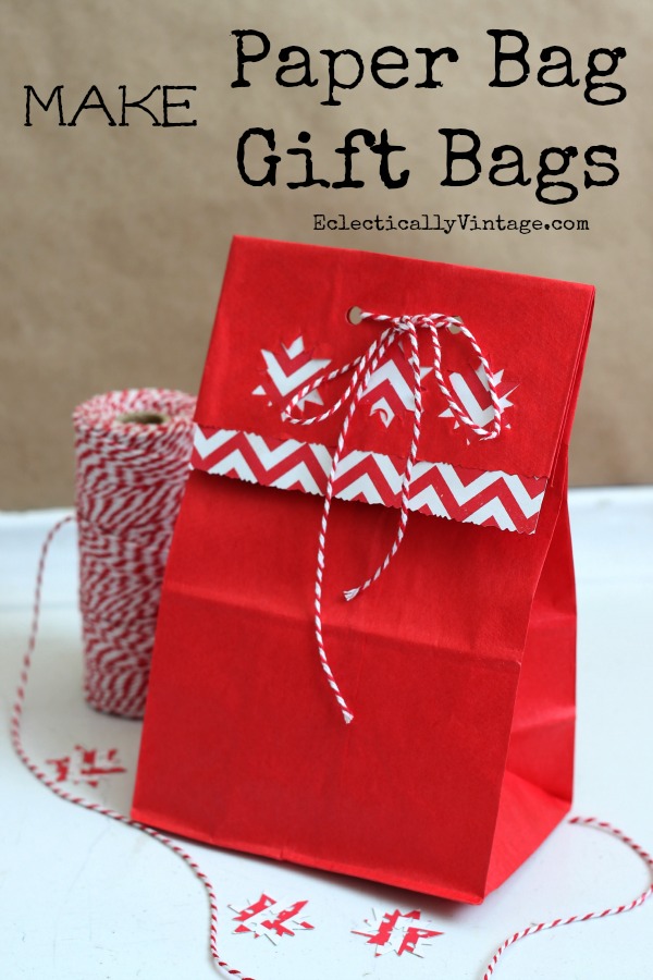 DIY paper gift bag