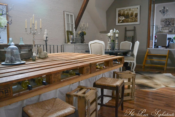 Make a pallet bar - part of this barn tour