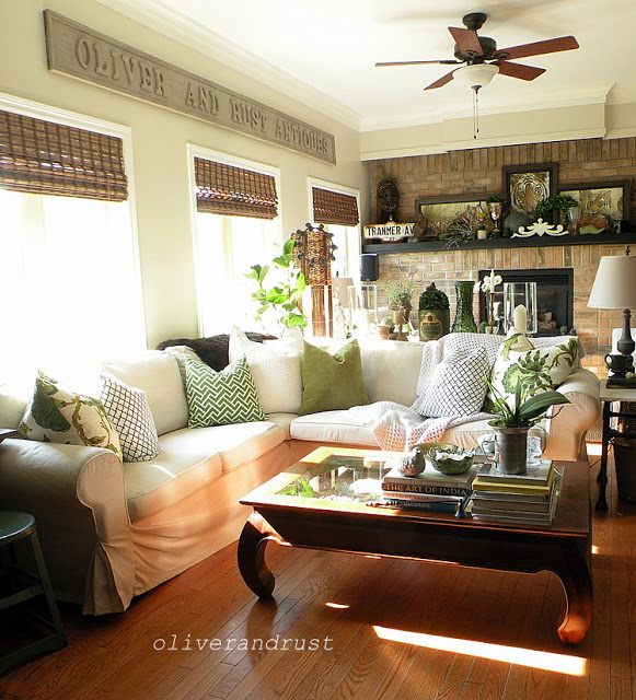 Inviting living room and home tour