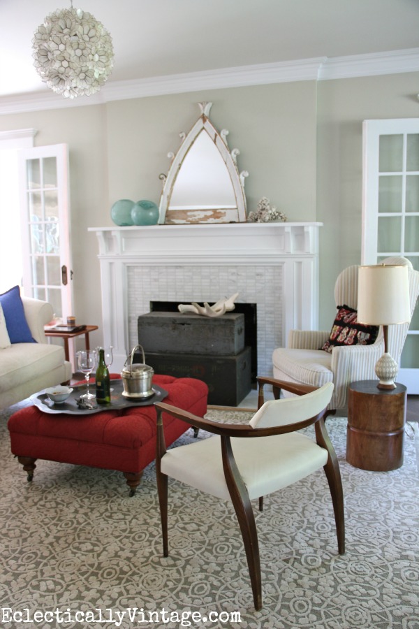 What's your style?  Create an eclectic space using what you love! kellyelko.com