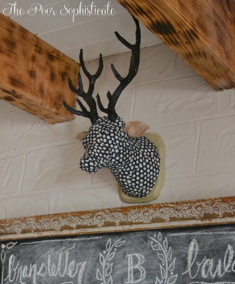 Make a faux deer head!