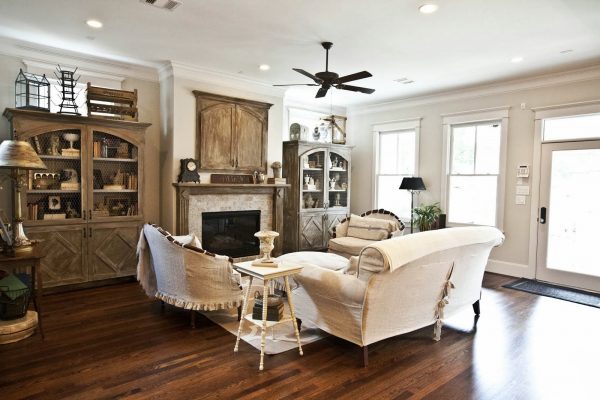 Stunning living room - part of this beautiful home tour 