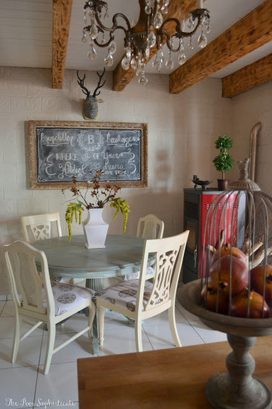 Beautiful kitchen with exposed beams