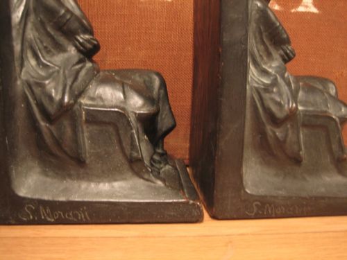 S Morani Bookends - Athena - circa 1914